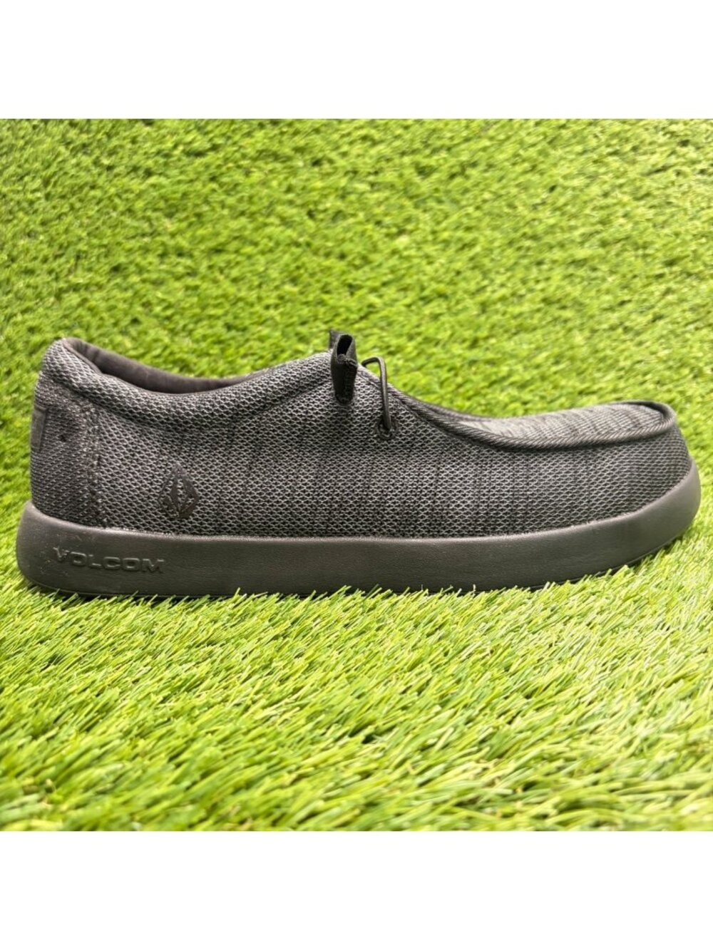 Volcom Chill Mens Size 11.5E Black Composite Toe Safety Working Slip-On Shoes